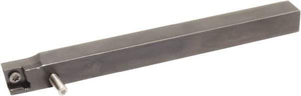Sumitomo - SCAC, Left Hand Cut, 0° Lead Angle, 5/8" Shank Height x 5/8" Shank Width, Neutral Rake Indexable Turning Toolholder - 4-1/2" OAL, CC.. 32.52 Insert Compatibility, Series Screw Lock - Eagle Tool & Supply