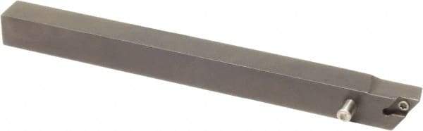 Sumitomo - SDAC, Right Hand Cut, 0° Lead Angle, 10mm Shank Height x 10mm Shank Width, Positive Rake Indexable Turning Toolholder - 100mm OAL, DCMT 21.51 Insert Compatibility, Series Screw Lock - Eagle Tool & Supply