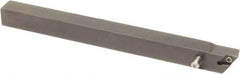Sumitomo - SDAC, Right Hand Cut, 0° Lead Angle, 10mm Shank Height x 10mm Shank Width, Positive Rake Indexable Turning Toolholder - 100mm OAL, DCMT 21.51 Insert Compatibility, Series Screw Lock - Eagle Tool & Supply