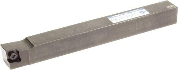 Sumitomo - SCNC, Left Hand Cut, -5° Lead Angle, 3/8" Shank Height x 3/8" Shank Width, Positive Rake Indexable Turning Toolholder - 6" OAL, CCMT 21.51 Insert Compatibility, Series Screw Lock - Eagle Tool & Supply