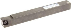 Sumitomo - SCNC, Left Hand Cut, -5° Lead Angle, 3/8" Shank Height x 3/8" Shank Width, Positive Rake Indexable Turning Toolholder - 6" OAL, CCMT 21.51 Insert Compatibility, Series Screw Lock - Eagle Tool & Supply