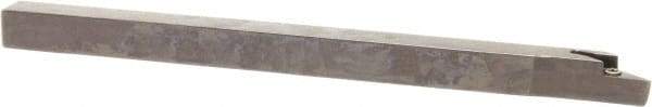 Sumitomo - SVAB, Left Hand Cut, 0° Lead Angle, 5/8" Shank Height x 5/8" Shank Width, Positive Rake Indexable Turning Toolholder - 4-1/2" OAL, VBMT 332 Insert Compatibility, Series Screw Lock - Eagle Tool & Supply