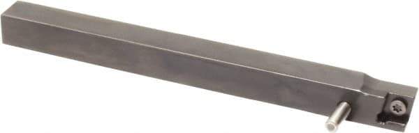 Sumitomo - SCAC, Right Hand Cut, 0° Lead Angle, 3/8" Shank Height x 3/8" Shank Width, Neutral Rake Indexable Turning Toolholder - 4-1/2" OAL, CC.. 21.51 Insert Compatibility, Series Screw Lock - Eagle Tool & Supply