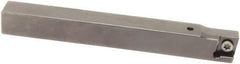Sumitomo - SCAC, Right Hand Cut, 0° Lead Angle, 5/8" Shank Height x 5/8" Shank Width, Neutral Rake Indexable Turning Toolholder - 4-1/2" OAL, CC.. 32.52 Insert Compatibility, Series Screw Lock - Eagle Tool & Supply