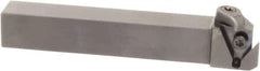 Sumitomo - GWC, External, Left Hand, 5mm Max Depth of Cut, 2.5 to 2.5mm Groove Width, Indexable Grooving Tool Holder - TGA. 4.. Insert Compatibility, 25mm Shank Height, 25mm Shank Width, 150mm OAL - Eagle Tool & Supply