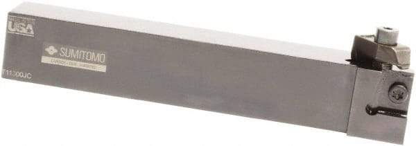 Sumitomo - GWB, External, Left Hand, 5mm Max Depth of Cut, 4.5 to 5.99mm Groove Width, Indexable Grooving Tool Holder - CGA.. Insert Compatibility, 25.4mm Shank Height, 25.4mm Shank Width, 153.39mm OAL - Eagle Tool & Supply
