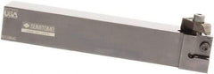 Sumitomo - GWB, External, Left Hand, 5mm Max Depth of Cut, 4.5 to 5.99mm Groove Width, Indexable Grooving Tool Holder - CGA.. Insert Compatibility, 25.4mm Shank Height, 25.4mm Shank Width, 153.39mm OAL - Eagle Tool & Supply