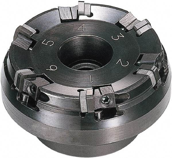 Sumitomo - 125mm Cut Diam, 38.1mm Arbor Hole, 75° Indexable Chamfer & Angle Face Mill - 10 Inserts, SNEN 0903..\xB6SNG 32. Insert, Right Hand Cut, Series Sumiboron - Eagle Tool & Supply