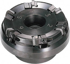 Sumitomo - 125mm Cut Diam, 38.1mm Arbor Hole, 75° Indexable Chamfer & Angle Face Mill - 10 Inserts, SNEN 0903..\xB6SNG 32. Insert, Right Hand Cut, Series Sumiboron - Eagle Tool & Supply