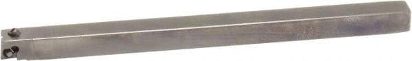 Sumitomo - PCLC, Right Hand Cut, -5° Lead Angle, 1/2" Shank Height x 1/2" Shank Width, Positive Rake Indexable Turning Toolholder - 6" OAL, CCMT 32.52 Insert Compatibility, Series Swiss - Eagle Tool & Supply
