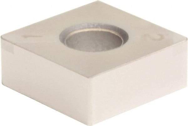 Sumitomo - 2NC-SNGA433 Grade BNC500 PCBN Turning Insert - 90° Square, 1/2" Inscr Circle, 3/16" Thick, 3/64" Corner Radius - Eagle Tool & Supply