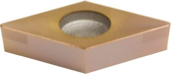 Sumitomo - 2NC-DCGA32.52 LS Grade BNC100 PCBN Turning Insert - TiCN Finish, 55° Diamond, 3/8" Inscr Circle, 5/32" Thick, 1/32" Corner Radius - Eagle Tool & Supply