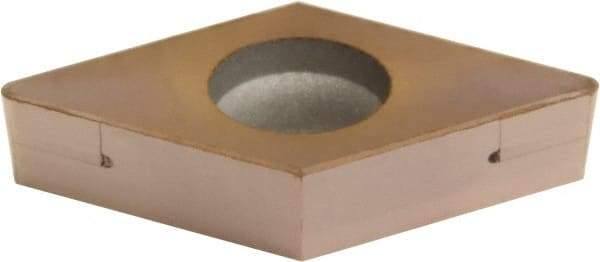 Sumitomo - 2NC-DCGA21.51 LS Grade BNC100 PCBN Turning Insert - TiCN Finish, 55° Diamond, 1/4" Inscr Circle, 3/32" Thick, 1/64" Corner Radius - Eagle Tool & Supply