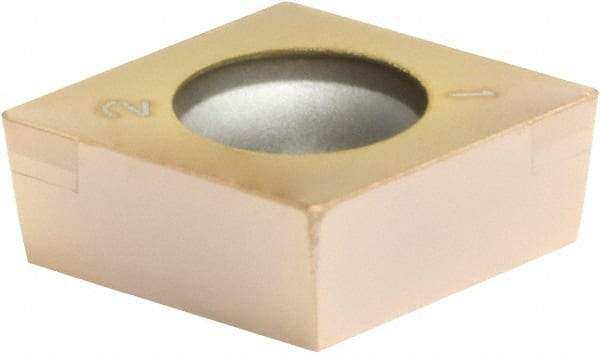 Sumitomo - 2NC-CCGA32.51 Grade BNC100 PCBN Turning Insert - TiCN Finish, 80° Diamond, 3/8" Inscr Circle, 5/32" Thick, 1/64" Corner Radius - Eagle Tool & Supply
