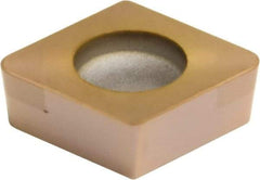 Sumitomo - 2NC-CCGA32.51 Grade BNC160 PCBN Turning Insert - TiN Finish, 80° Diamond, 3/8" Inscr Circle, 5/32" Thick, 1/64" Corner Radius - Eagle Tool & Supply