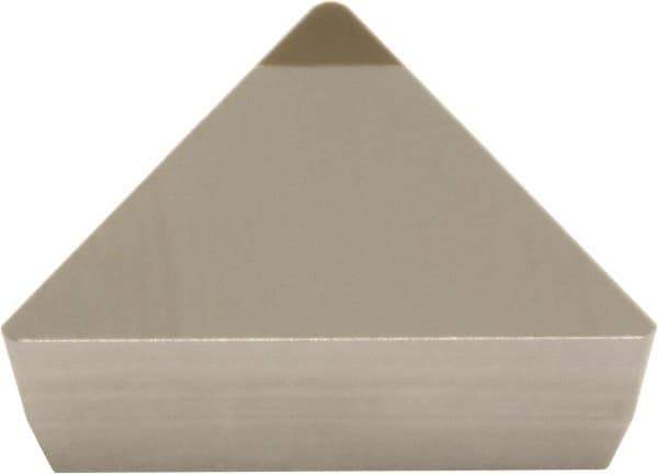 Sumitomo - NU-TPG222 Grade BN2000 PCBN Turning Insert - Uncoated, 60° Triangle, 1/4" Inscr Circle, 1/8" Thick, 1/32" Corner Radius - Eagle Tool & Supply