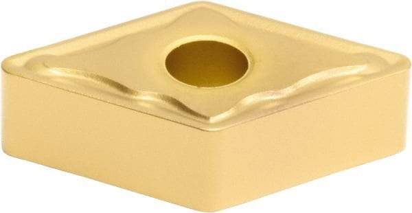 Sumitomo - DNMG332 EUX Grade AC830P Carbide Turning Insert - Al2O3 Finish, 55° Diamond, 3/8" Inscr Circle, 3/16" Thick, 1/32" Corner Radius - Eagle Tool & Supply