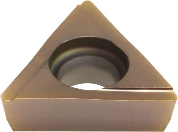 Sumitomo - TPGG221 SD Grade AC530U Carbide Turning Insert - TiAlN/AlCrN Finish, 60° Triangle, 1/4" Inscr Circle, 1/8" Thick, 1/64" Corner Radius - Eagle Tool & Supply