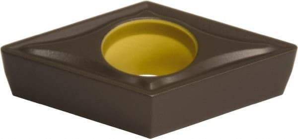 Sumitomo - DCMT32.52 EMU Grade AC405K Carbide Turning Insert - Proprietary Finish, 55° Diamond, 3/8" Inscr Circle, 5/32" Thick, 1/32" Corner Radius - Eagle Tool & Supply