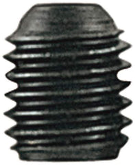 Value Collection - 7/16-14 UNC, 7/16" OAL, Cup Point Set Screw - Alloy Steel, 7/32" Key - Eagle Tool & Supply