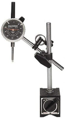 TESA Brown & Sharpe - Indicator and Base Kit - Include Black Face Indicator, Stand - Eagle Tool & Supply