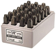 C.H. Hanson - 27 Piece, 1/16" Character Steel Stamp Set - Letters, Standard - Eagle Tool & Supply