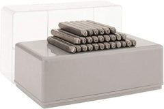 C.H. Hanson - 27 Piece, 1/8" Character Steel Stamp Set - Letters, Standard - Eagle Tool & Supply