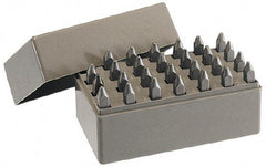 C.H. Hanson - 27 Piece, 3/16" Character Steel Stamp Set - Letters, Heavy Duty - Eagle Tool & Supply