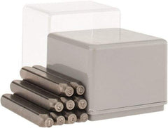 C.H. Hanson - 9 Piece, 3/32" Character Steel Stamp Set - Figures, Heavy Duty - Eagle Tool & Supply