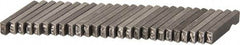 C.H. Hanson - 26 Piece, 1/8 Inch Character, Steel Type Set - 8 Character Capacity, A-Z Content - Eagle Tool & Supply