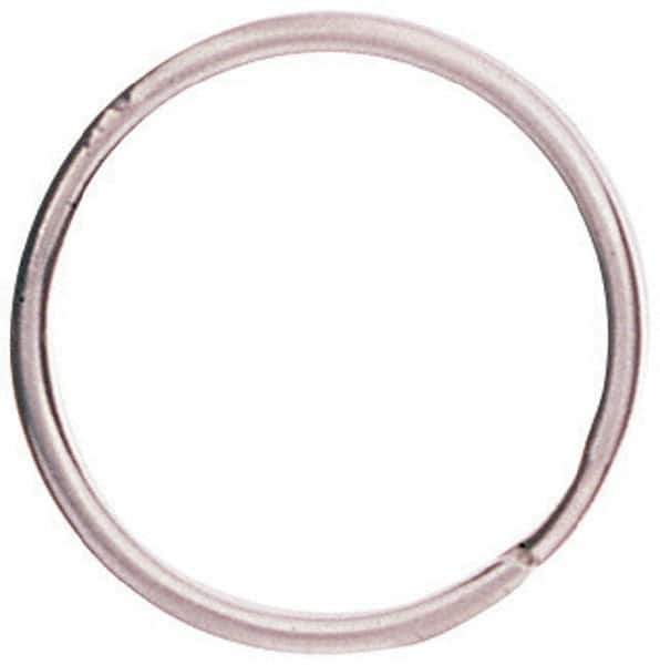 C.H. Hanson - 2" ID, 59mm OD, 5mm Thick, Split Ring - Carbon Spring Steel, Nickel Plated Finish - Eagle Tool & Supply