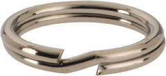 C.H. Hanson - 5/8" ID, 20mm OD, 2mm Thick, Split Ring - Carbon Spring Steel, Nickel Plated Finish - Eagle Tool & Supply