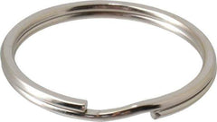 C.H. Hanson - 1-1/2" ID, 39mm OD, 4mm Thick, Split Ring - Carbon Spring Steel, Nickel Plated Finish - Eagle Tool & Supply