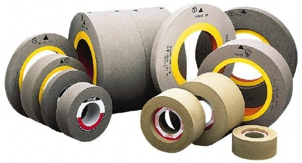 Camel Grinding Wheels - 20" Diam x 12" Hole x 1" Wide Centerless & Cylindrical Grinding Wheel - 60 Grit, Aluminum Oxide, Type 1, Medium Grade, Vitrified Bond, No Recess - Eagle Tool & Supply