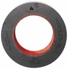 Camel Grinding Wheels - 24" Diam x 12" Hole x 6" Wide Centerless & Cylindrical Grinding Wheel - 80/120 Grit, Aluminum Oxide, Type 1, Medium/Fine Grade, Vitrified Bond, No Recess - Eagle Tool & Supply