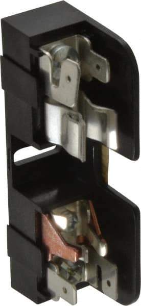 Ferraz Shawmut - 10 to 14 AWG, 600 VAC/VDC, 30 Amp, DIN Rail Mount, Screw Mount Fuse Block - 13/32 Inch Diameter x 1-1/2 Inch Fuse Length, 3.04 Inch Long x 3/4 Inch Wide x 1.31 Inch High Block - Eagle Tool & Supply