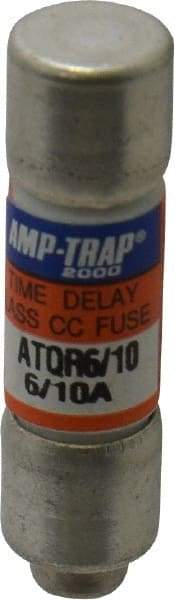 Ferraz Shawmut - 300 VDC, 600 VAC, 0.6 Amp, Time Delay General Purpose Fuse - Clip Mount, 1-1/2" OAL, 100 at DC, 200 at AC kA Rating, 13/32" Diam - Eagle Tool & Supply