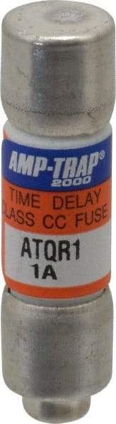 Ferraz Shawmut - 300 VDC, 600 VAC, 1 Amp, Time Delay General Purpose Fuse - Clip Mount, 1-1/2" OAL, 100 at DC, 200 at AC kA Rating, 13/32" Diam - Eagle Tool & Supply