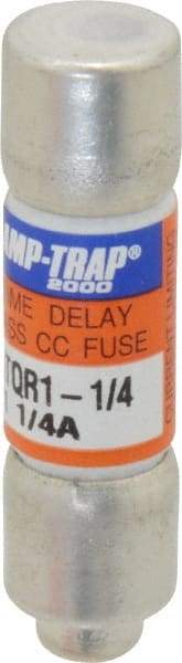 Ferraz Shawmut - 300 VDC, 600 VAC, 1.25 Amp, Time Delay General Purpose Fuse - Clip Mount, 1-1/2" OAL, 100 at DC, 200 at AC kA Rating, 13/32" Diam - Eagle Tool & Supply