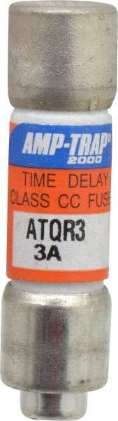 Ferraz Shawmut - 300 VDC, 600 VAC, 3 Amp, Time Delay General Purpose Fuse - Clip Mount, 1-1/2" OAL, 100 at DC, 200 at AC kA Rating, 13/32" Diam - Eagle Tool & Supply