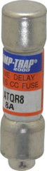 Ferraz Shawmut - 300 VDC, 600 VAC, 8 Amp, Time Delay General Purpose Fuse - Clip Mount, 1-1/2" OAL, 100 at DC, 200 at AC kA Rating, 13/32" Diam - Eagle Tool & Supply