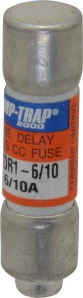 Ferraz Shawmut - 300 VDC, 600 VAC, 1.6 Amp, Time Delay General Purpose Fuse - Clip Mount, 1-1/2" OAL, 100 at DC, 200 at AC kA Rating, 13/32" Diam - Eagle Tool & Supply