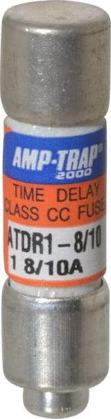 Ferraz Shawmut - 300 VDC, 600 VAC, 1.8 Amp, Time Delay General Purpose Fuse - Clip Mount, 1-1/2" OAL, 100 at DC, 200 at AC kA Rating, 13/32" Diam - Eagle Tool & Supply