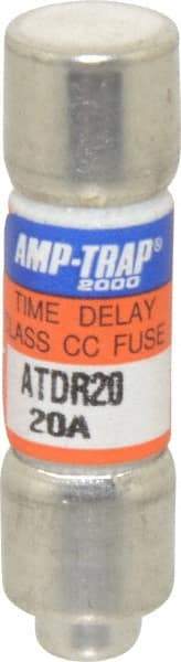 Ferraz Shawmut - 300 VDC, 600 VAC, 20 Amp, Time Delay General Purpose Fuse - Clip Mount, 1-1/2" OAL, 100 at DC, 200 at AC kA Rating, 13/32" Diam - Eagle Tool & Supply