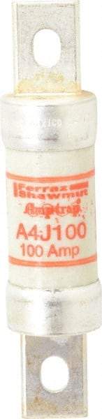 Ferraz Shawmut - 300 VDC, 600 VAC, 100 Amp, Fast-Acting General Purpose Fuse - Clip Mount, 4-5/8" OAL, 100 at DC, 200 at AC kA Rating, 1-1/8" Diam - Eagle Tool & Supply