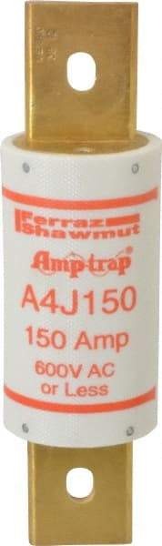 Ferraz Shawmut - 300 VDC, 600 VAC, 150 Amp, Fast-Acting General Purpose Fuse - Clip Mount, 5-3/4" OAL, 100 at DC, 200 at AC kA Rating, 1-5/8" Diam - Eagle Tool & Supply