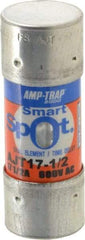 Ferraz Shawmut - 500 VDC, 600 VAC, 17.5 Amp, Time Delay General Purpose Fuse - Clip Mount, 2-1/4" OAL, 100 at DC, 200 at AC, 300 (Self-Certified) kA Rating, 13/16" Diam - Eagle Tool & Supply