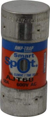 Ferraz Shawmut - 500 VDC, 600 VAC, 60 Amp, Time Delay General Purpose Fuse - Clip Mount, 2-3/8" OAL, 100 at DC, 200 at AC, 300 (Self-Certified) kA Rating, 1-1/16" Diam - Eagle Tool & Supply