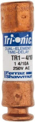 Ferraz Shawmut - 250 VAC/VDC, 1.4 Amp, Time Delay General Purpose Fuse - Clip Mount, 50.8mm OAL, 20 at DC, 200 at AC kA Rating, 9/16" Diam - Eagle Tool & Supply