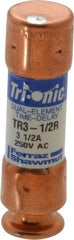 Ferraz Shawmut - 160 VDC, 250 VAC, 3.5 Amp, Time Delay General Purpose Fuse - Clip Mount, 50.8mm OAL, 20 at DC, 200 at AC kA Rating, 9/16" Diam - Eagle Tool & Supply